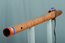 Brown Mallee Burl Native American Flute, Minor, Low F-4, #N9E (5)